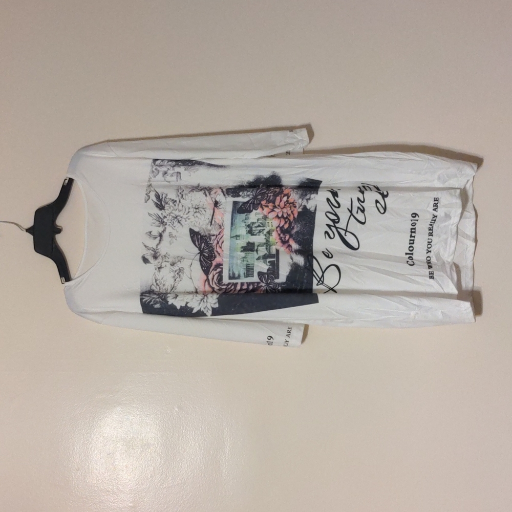 Be who you really are XXXXL stretch long top